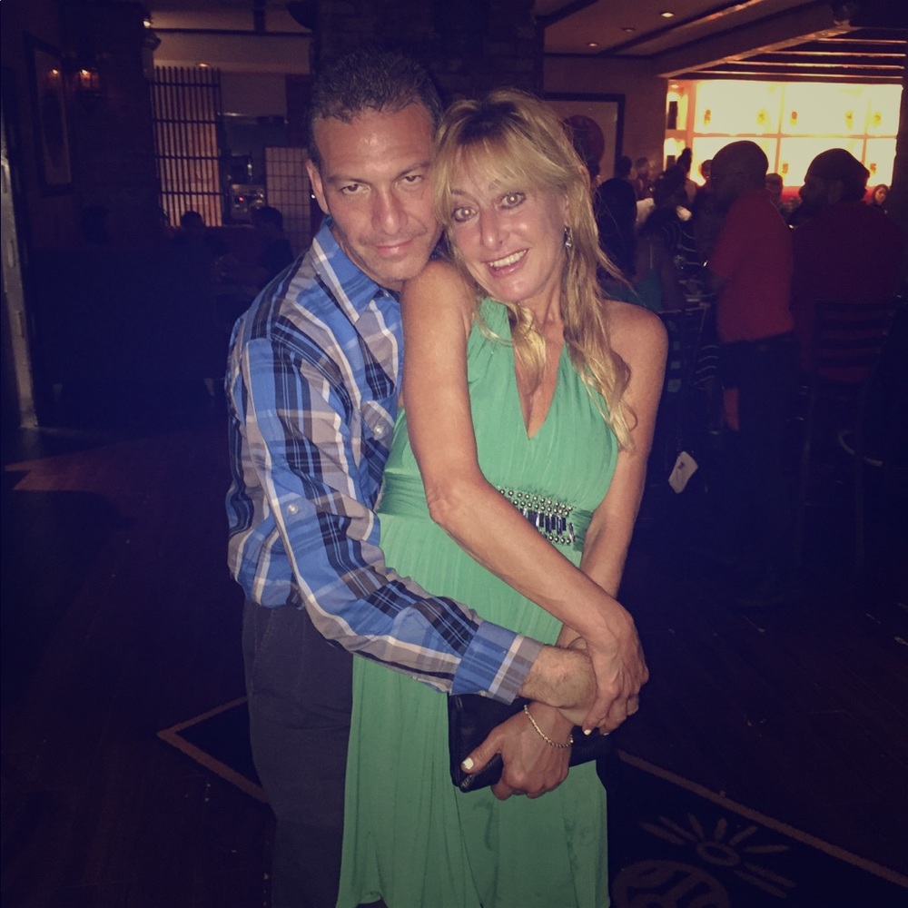 Designer gorgeous green halter dress